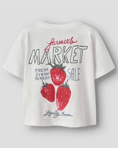 Name It - NMFJaysline Top Box T-Shirt - Bright White 